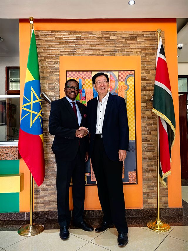 Meeting at Ethiopian Embassy