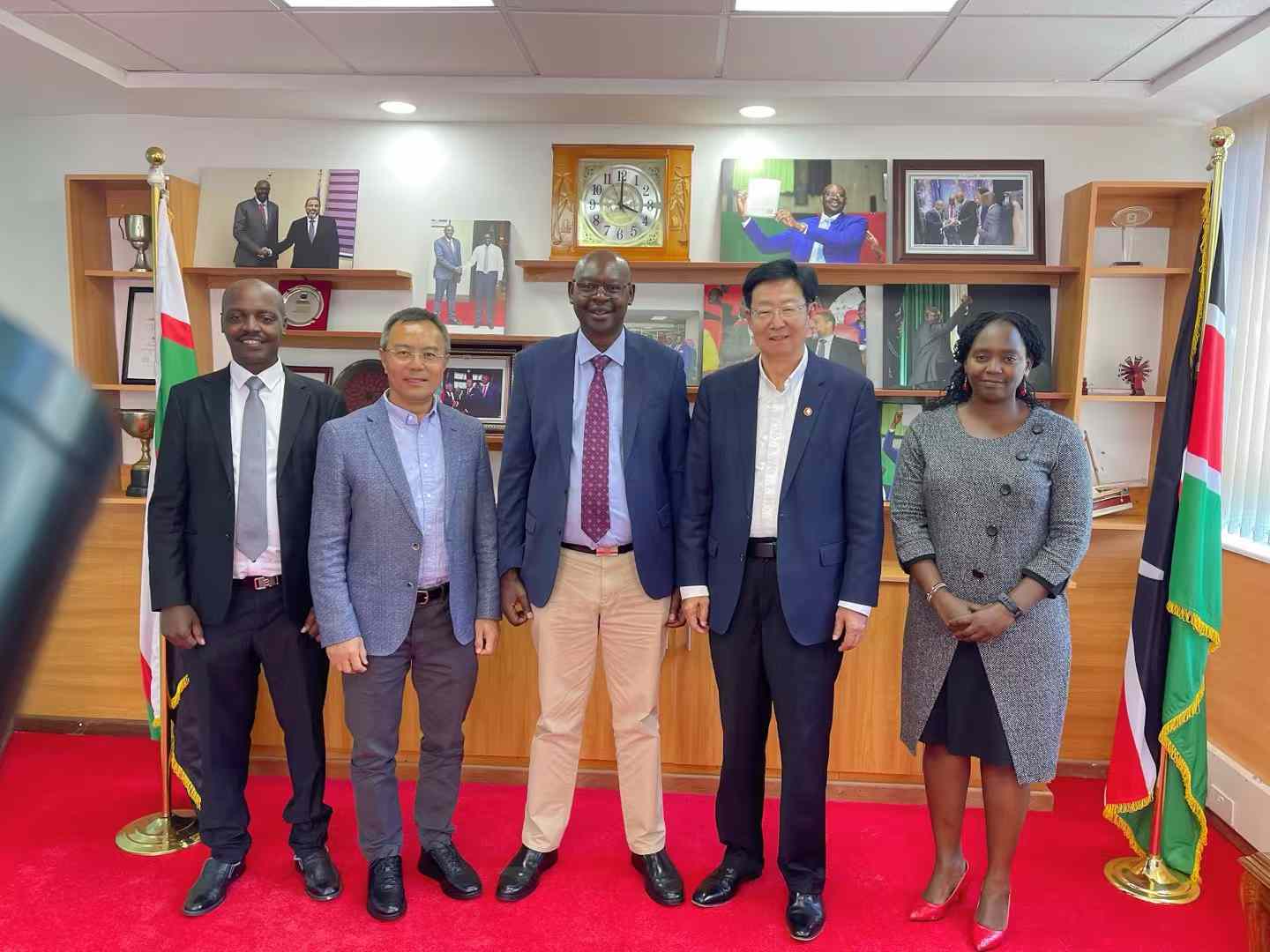 Meeting Kenya Chamber President